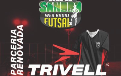 Com maior alegria e satisfação que anunciamos a renovação de parceria com o Blog do Sandro. Um dos blogs e sites mais acessados do futsal Gaúcho, Brasileiro e até Mundial, Sandro faz um grande trabalho de cobertura e anúncio mas redes sócias. A TRIVELL agradece a preferência, compromisso e acima de tudo identificação conosco.